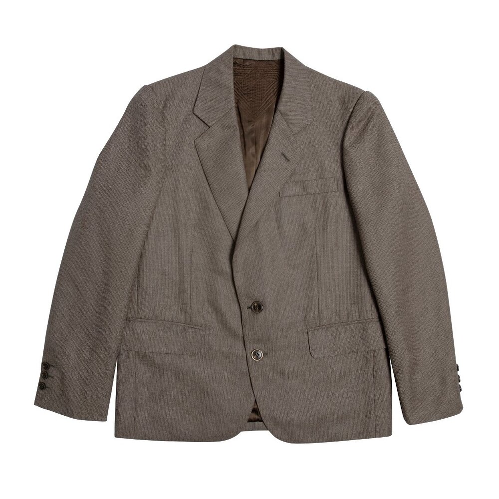 Sastreria Santana (Spain) 80s, Tonal Pinstripe, High Twist Wool
